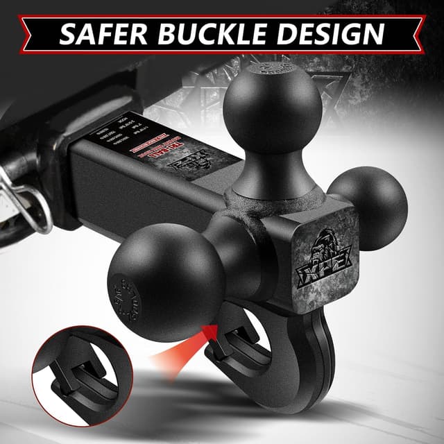 Thumbnail 3 de Trailer Hitch Tri Ball Mount 10,000 lbs 🚚