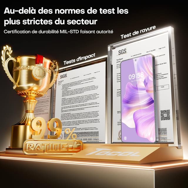 Thumbnail 1 de TOCOL Verre Trempé Galaxy S26