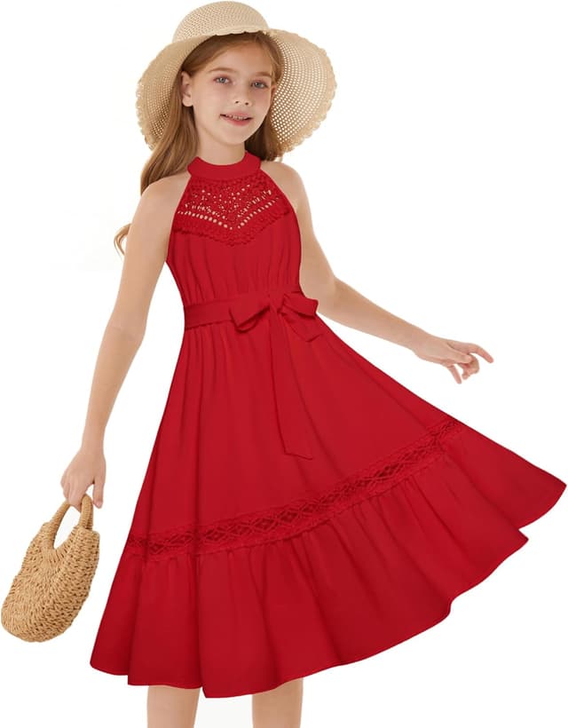 Thumbnail 5 de Robe d'été en dentelle pour fille 6Y 👗