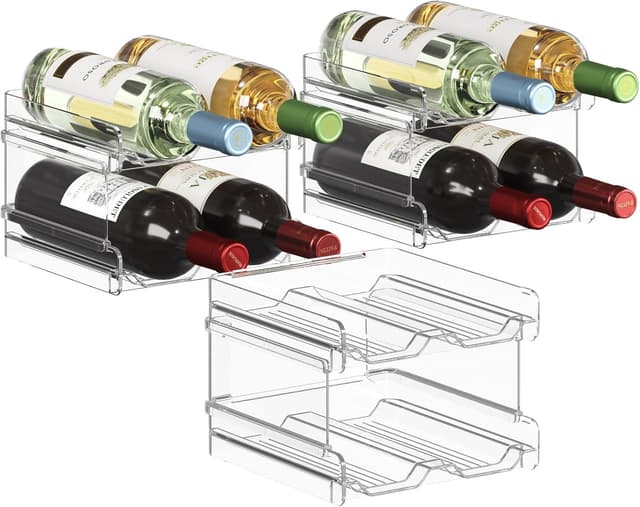 Imagen de Lifewit Casier à Vin Empilable Transparent en OfertitasTOP