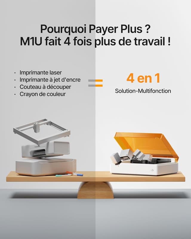 Thumbnail 1 de xTool M1 Ultra Graveur laser 10W