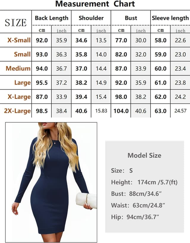 Thumbnail 5 de Robe pull femme Gyabnw Slim col rond