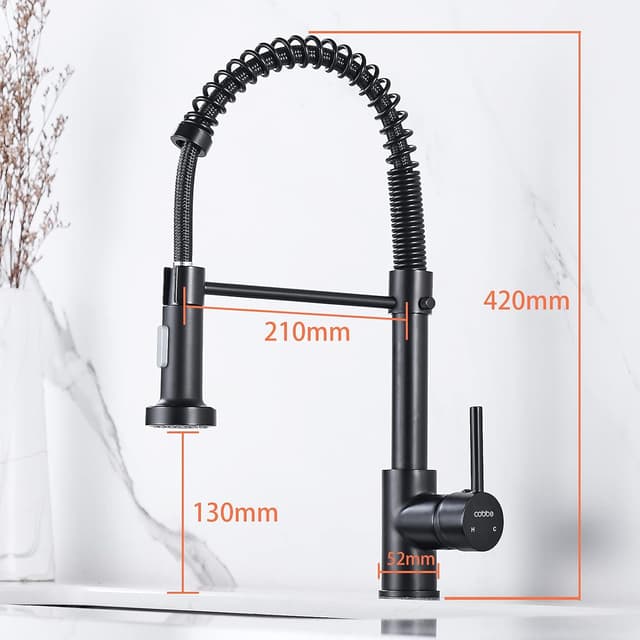 Thumbnail 5 de Cobbe Kitchen Sink Mixer Tap 360° swivel 🚰
