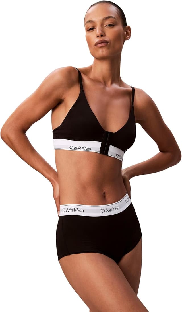 Detalle 1 de Calvin Klein Women’s Lightly Lined Plunge Triangle Bralette