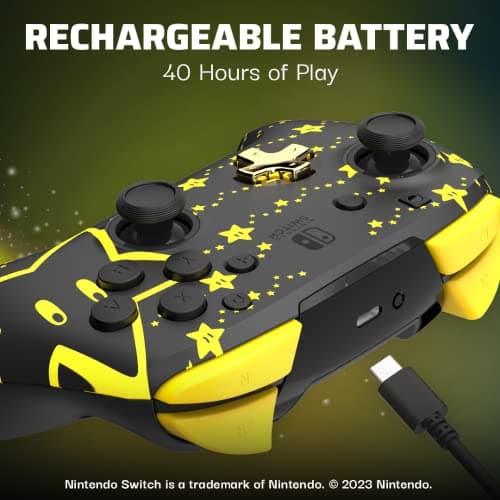 Thumbnail 3 de PDP REMATCH GLOW Wireless Controller Mario Stars