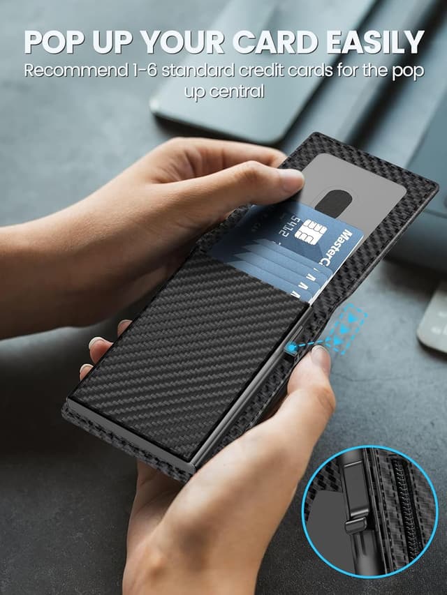 Detalle de doeboe Herren-Geldbörse Slim Wallet mit RFID