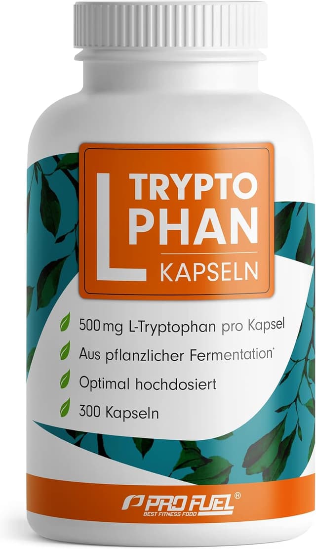 Detalle de L-Tryptophan hochdosiert 300 Kapseln