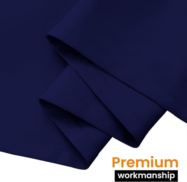 Thumbnail 6 de Imperial Rooms Eyelet Blackout Curtains 66x54 Navy