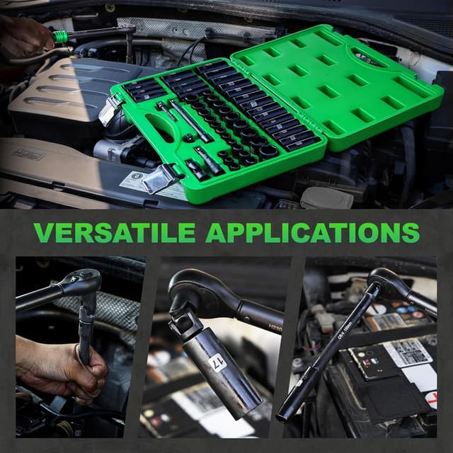 Thumbnail 6 de DANGKIY 3/8" Impact Socket Set 50-Piece