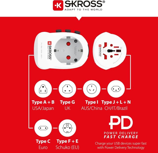 Thumbnail 6 de Skross AC30PD caricabatterie USB 1750 W