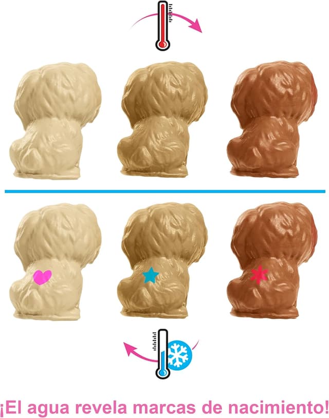 Thumbnail 4 de Barbie HCK75: Perritos Recién Nacidos 🐶 Muñeca y Accesorios