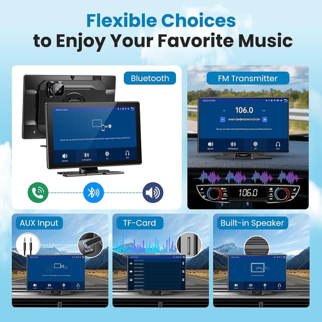 Detalle 2 de Portable CarPlay Screen 11.3-inch Wireless