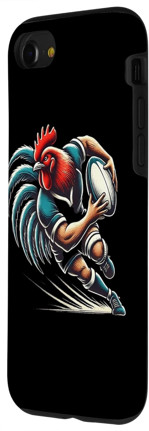 Thumbnail 1 de Rugby Coq de Poules Rugbyman Coque iPhone SE 2020/7/8