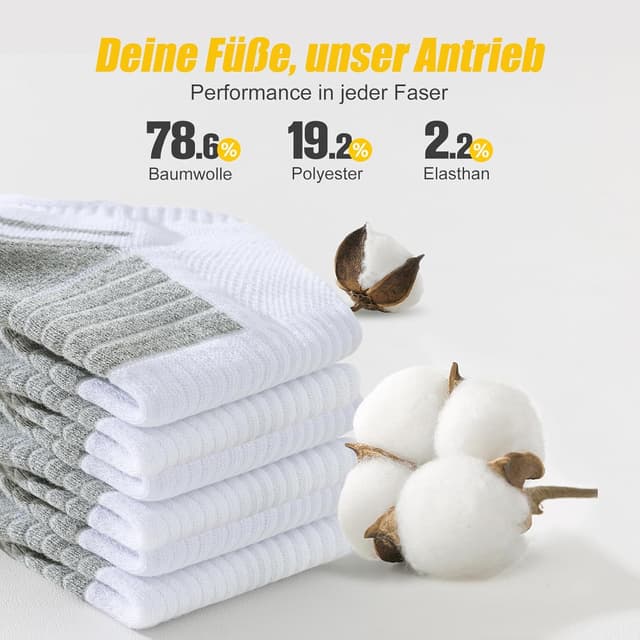 Detalle 2 de SockWaddles Calze sportive 6 paia traspiranti