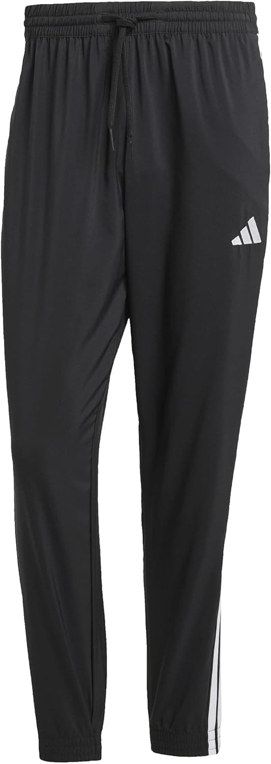 Detalle 2 de Adidas Essential Three Stripes Woven Pant pour homme – pantalon de survêtement tissé à trois bandes