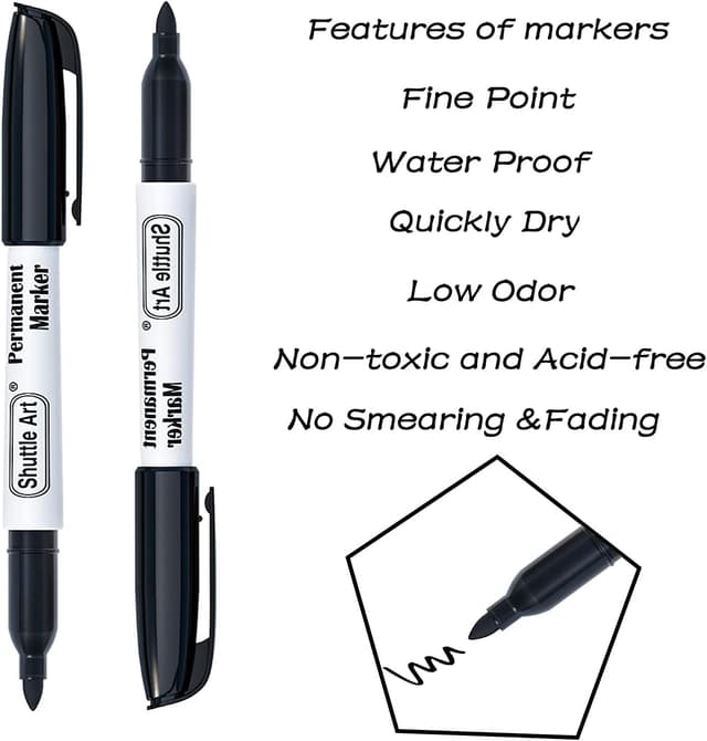 Thumbnail 2 de Shuttle Art 24 Permanentmarker 24 Stück 🖊