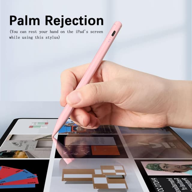 Detalle de EcoPestuGo Stylus Pen for Apple iPad (2018–2026): Tilt, Palm Rejection, Fast Charging