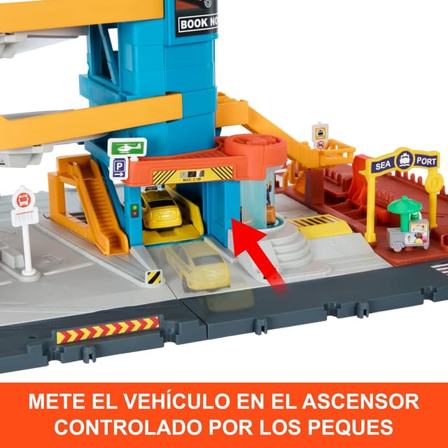 Thumbnail 4 de Matchbox Action Drivers Centro de transporte con parking y barcos