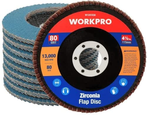 Imagen de WORKPRO Disques abrasifs 10 pièces ⚙ en OfertitasTOP