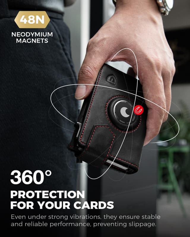 Detalle 2 de Airtag wallet magnetic closure, 48N