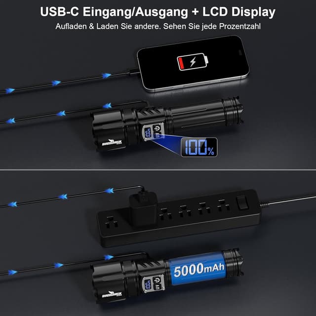 Thumbnail 5 de Shadowhawk S1929 Taschenlampe 500000 Lumen