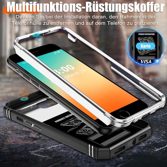 Detalle de Giyer iPhone Hülle mit 360° Ständer