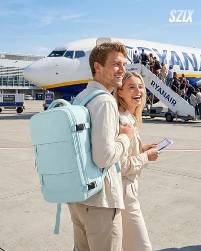 Detalle de SZLX Mochila de vacío con bomba eléctrica y compartimento cabina (estilo Ryanair) para viajes