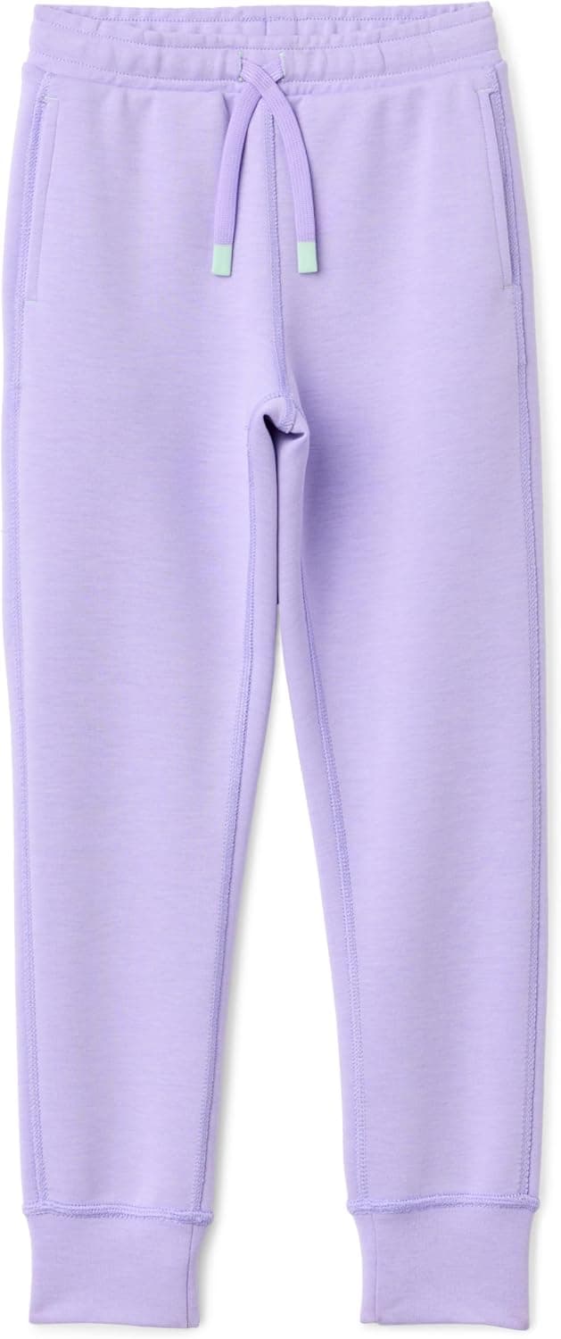 Detalle de Amazon Essentials Girls’ Athletic Regular-Fit Workout Jogger Tracksuit Bottoms with Pockets