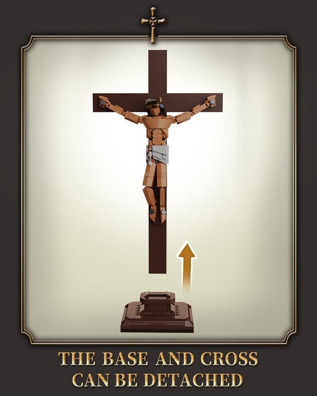 Thumbnail 6 de Jesus Crucifixion Building Blocks Set