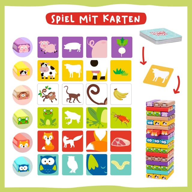 Thumbnail 3 de Nene Toys Wackelturm 4-in-1