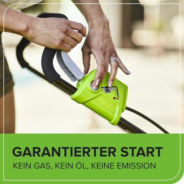 Detalle de Greenworks 40V G40LM35K2X: tagliaerba a batteria 35 cm per prati fino a 400 m²