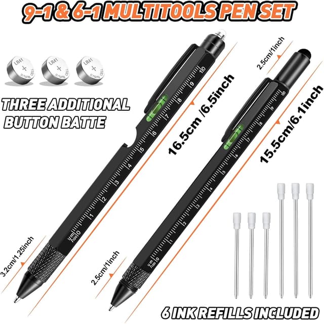 Detalle de KEZKALS multi tool pen set 9 in 1
