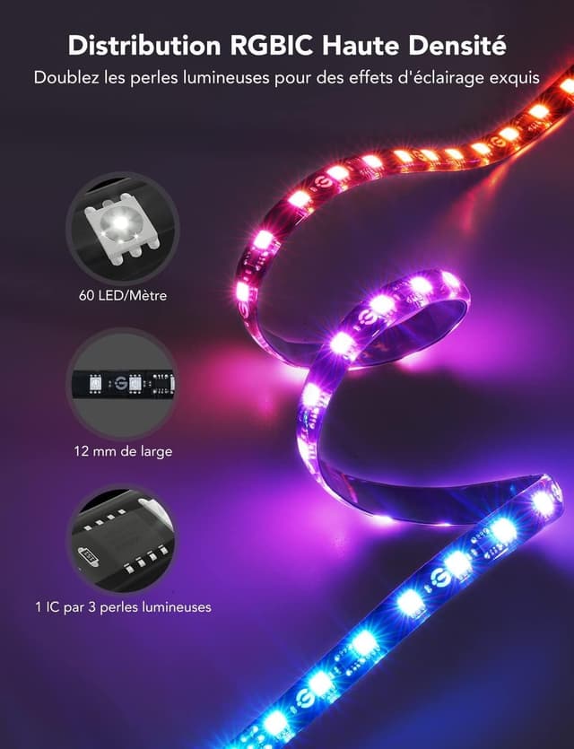 Thumbnail 3 de Govee T2 Backlights RGBIC para TV 75-85”