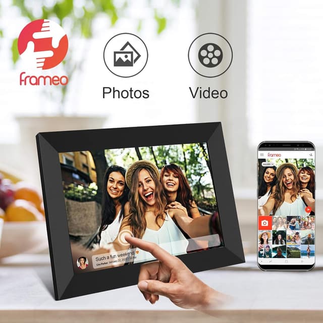 Thumbnail 2 de 32GB FRAMEO 10.1 Inch Smart Digital Photo Frame