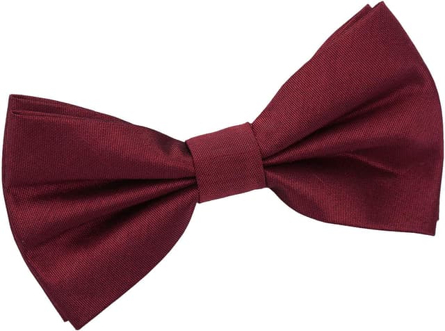 Detalle de DQT Plain Shantung Wedding Tuxedo Pre-Tied Bow Tie for Men
