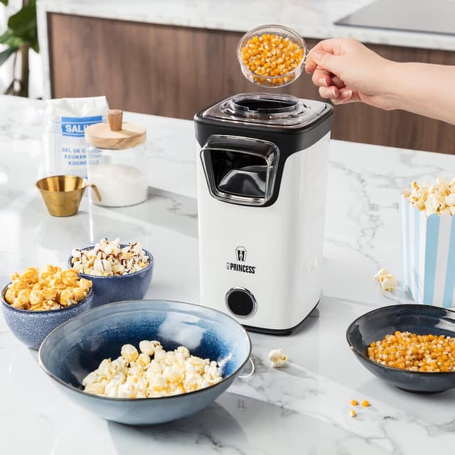 Thumbnail 6 de Princess Machine à pop-corn à air chaud 1100 W 292986 : prêt en 3 min, sans huile ni graisse