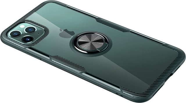 Detalle de Transparente Hülle iPhone 11 Pro mit Ring 360°