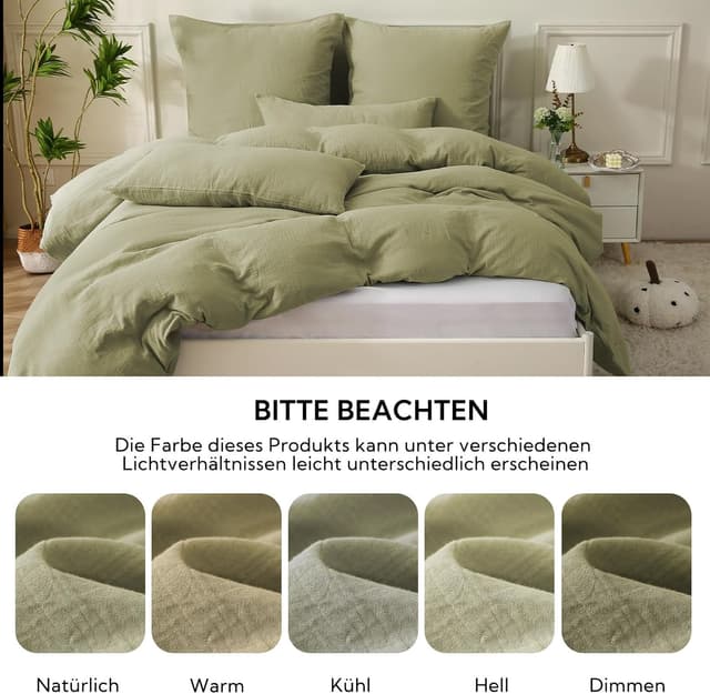 Detalle 2 de SOULFUL SOULFUL doppelte Muslin Bettwäsche 135x200