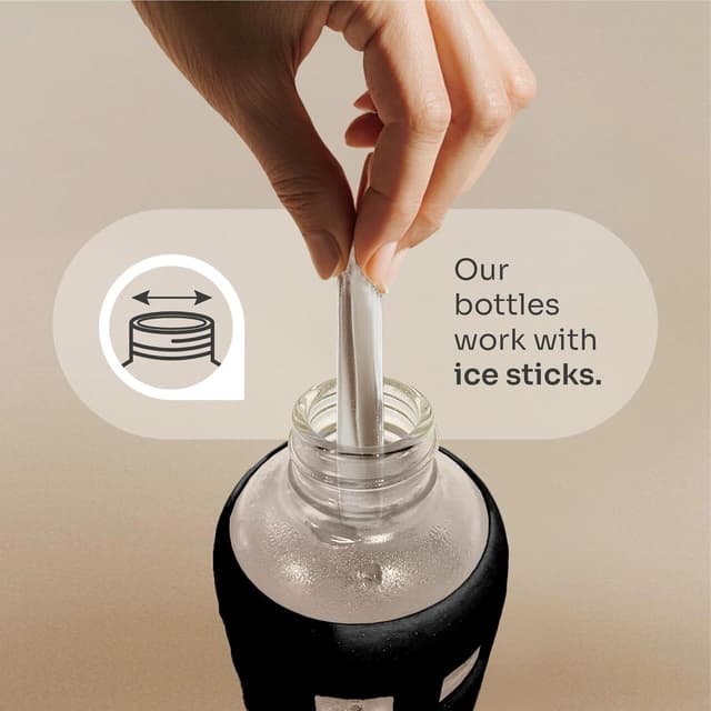 Detalle 1 de purifyou 32oz Borosilicate Water Bottle