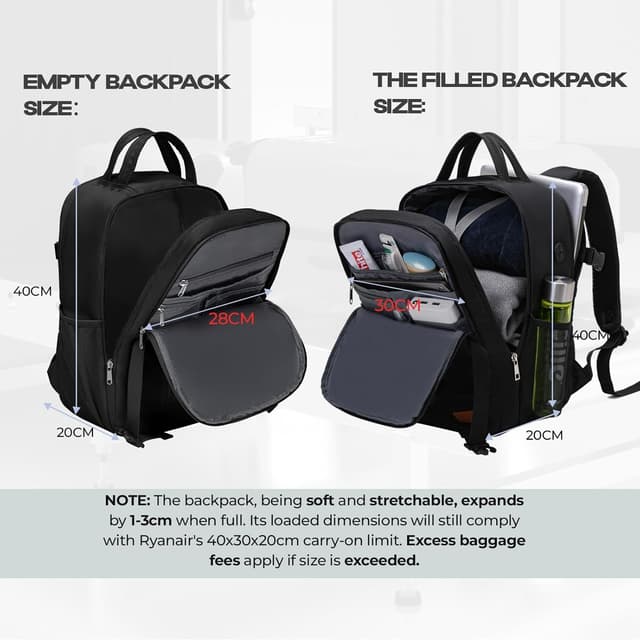 Detalle 2 de VMIKIV Cabin Bag 40x30x20 underseat luggage