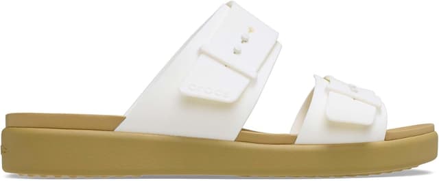 Detalle de Crocs Brooklyn Buckle Low Sandali Unisex: comfort leggero e praticità quotidiana