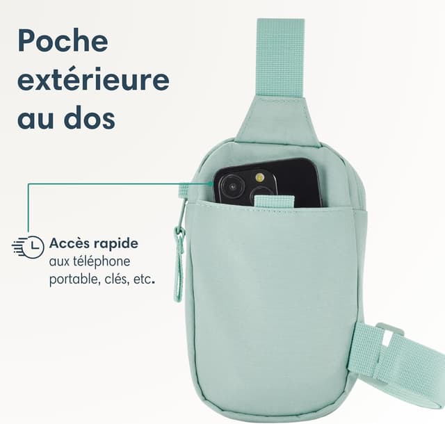 Thumbnail 6 de LARKSON Nils – sac à bandoulière antivol compact, imperméable, pour téléphone, clés et portefeuille