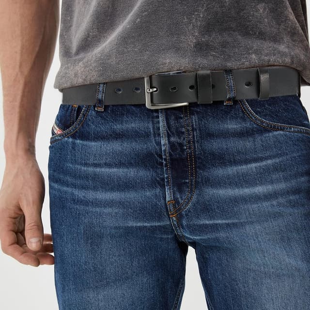 Detalle de DOOPAI Herren-Gürtel aus Vollleder (Casual/Arbeits) mit einstellbarer Länge