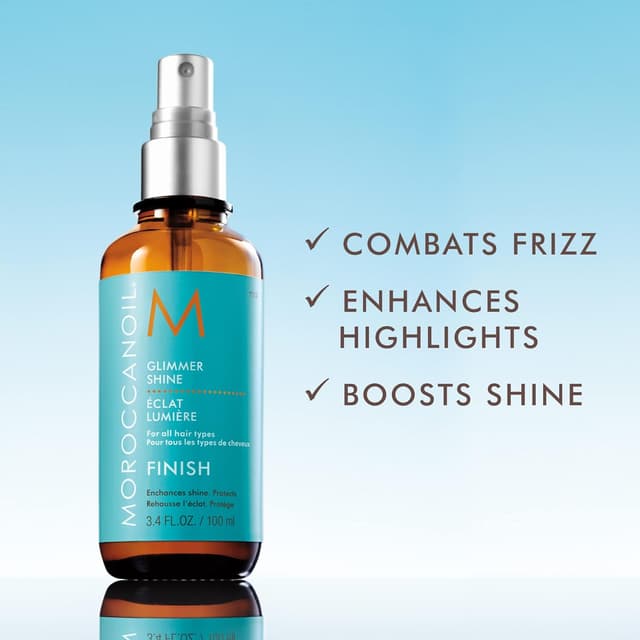 Detalle 2 de Moroccanoil Éclat Lumière – spray de finition illuminant à l’huile d’argan