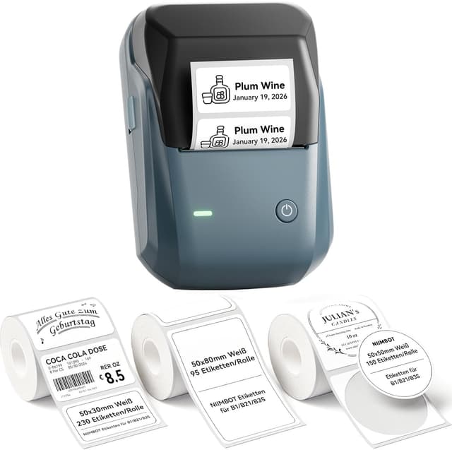 Imagen de NIIMBOT B1 Etikettendrucker Bluetooth â tragbar đ« en OfertitasTOP
