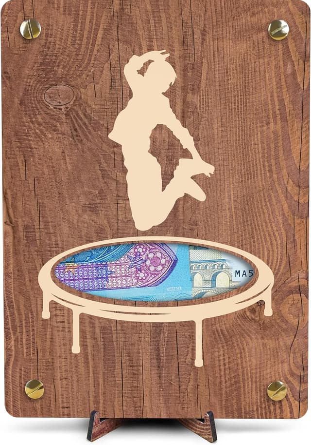 Imagen de XL Geldkarte aus Holz 20 x 15 cm en OfertitasTOP