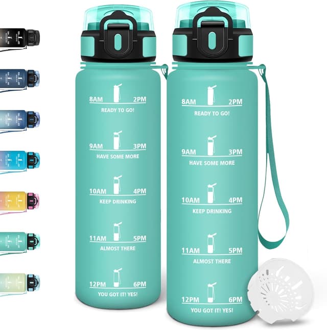 Imagen de Motswedi Botella agua 1 litro marcador de tiempo en OfertitasTOP