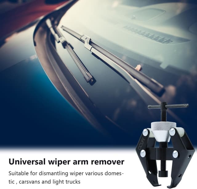 Thumbnail 6 de Lot de 2 extracteurs d’essuie-glaces CCLIFE (bras d’essuie-glace et bornes) — réglables et double griffe