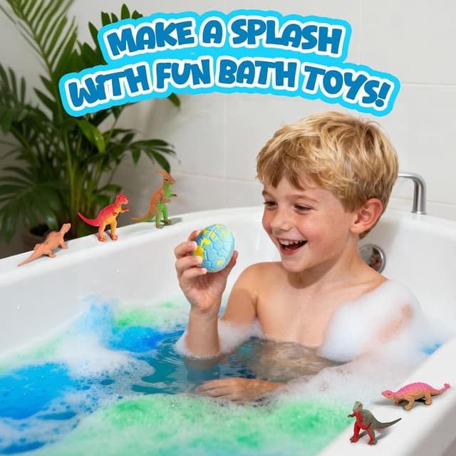Detalle de Eletorot Dinosaur Bath Bombs 6-pack