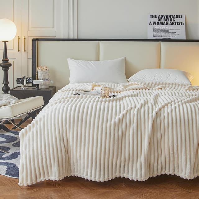 Detalle de MeYuxg Kuscheldecke Flauschig 180x200